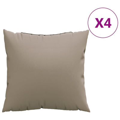 Cojines de sofá Vidaxl 4 st 50x50 cm de tela tope