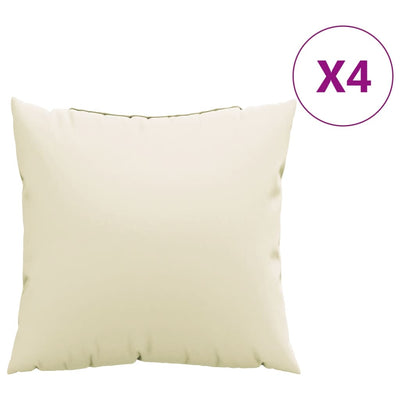 Cojines de sofá de Vidaxl 4 pcs 60x60 cm de tela coloreada