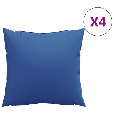VidaXL cojines de sofá 4 piezas 60x60 cm tela azul real