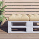 Cuscino Vidaxl pallet 50x50x12 cm in tessuto beige
