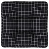 VIDAXL PALLET CUSCHIONE MODELLO FINESTRA 50X50X12 CM BLACO