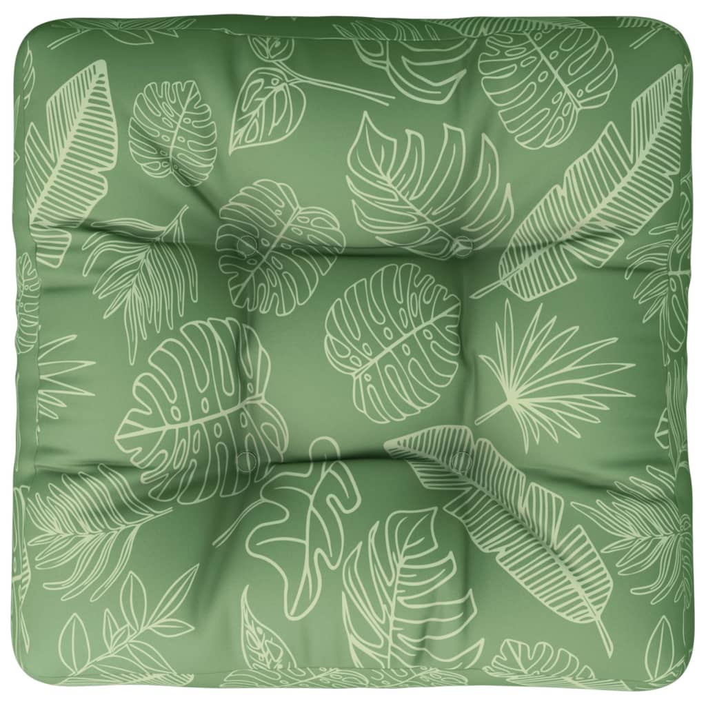 Vidaxl Pallet Cushion Foglia Modello 50x50x12 cm tessuto