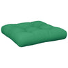 Vidaxl Pallet Cuscino 60x60x12 cm in tessuto verde