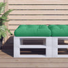 Vidaxl Pallet Cuscino 60x60x12 cm in tessuto verde