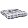 Vidaxl Pallet Cushion 60x60x12 Cm de tela Patrón de diamante Gray