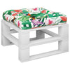 VidaXL cojín palet 60x60x12 cm tela multicolor
