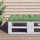 Vidaxl Pallet Cushion Leaf Pattern 60x60x12 cm tessuto