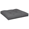 Vidaxl Pallet Cushion 70x70x12 cm tessuto antracite -Collorato