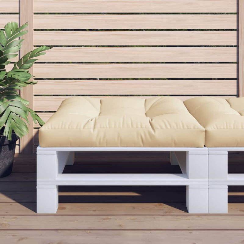 Cuscino per pallet VidaXL 70x70x12 cm beige