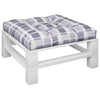 Cuscino Vidaxl pallet 70x70x12 cm Modello diamantato in tessuto grigio