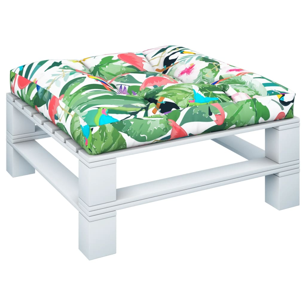 Cuscino per pallet VidaXL 70x70x12 cm in tessuto multicolore