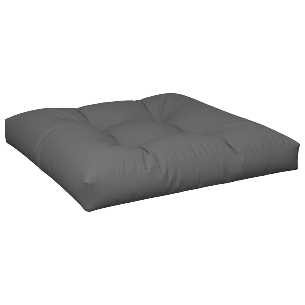 Cuscino per pallet Vidaxx 80x80x12 cm tessuto antracite