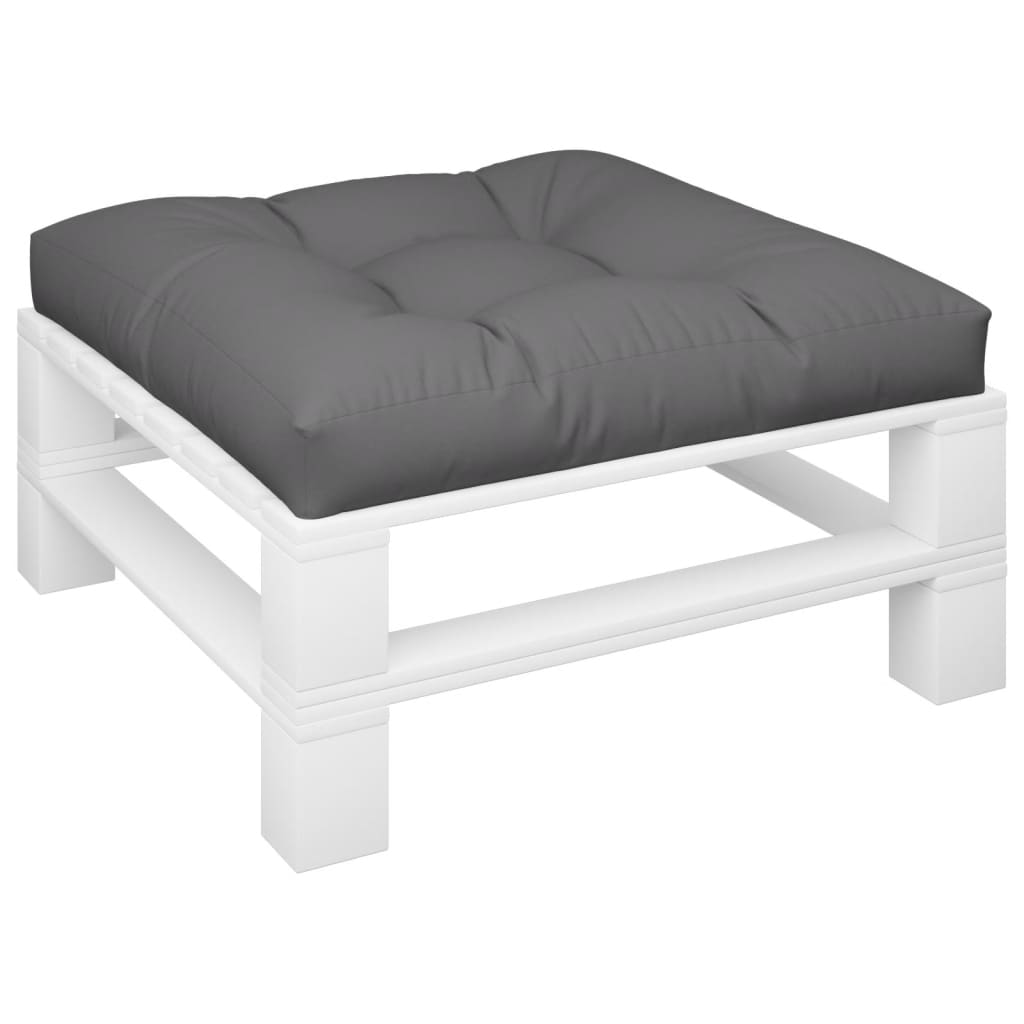 Cuscino per pallet Vidaxx 80x80x12 cm tessuto antracite