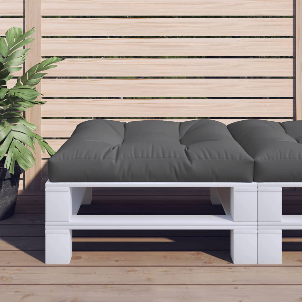 Cuscino per pallet Vidaxx 80x80x12 cm tessuto antracite