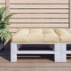 Cuscino Vidaxl pallet 80x80x12 cm in tessuto beige