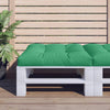 Vidaxl Pallet Cuscino 80x80x12 cm tessuto verde