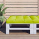 Vidaxl Pallet Cuscino 80x80x12 cm tessuto verde chiaro