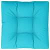 Vidaxl Pallet Cuscino 80x80x12 cm tessuto turchese