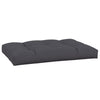 Cuscino per pallet VidaXL 120x80x12 cm tessuto antracite