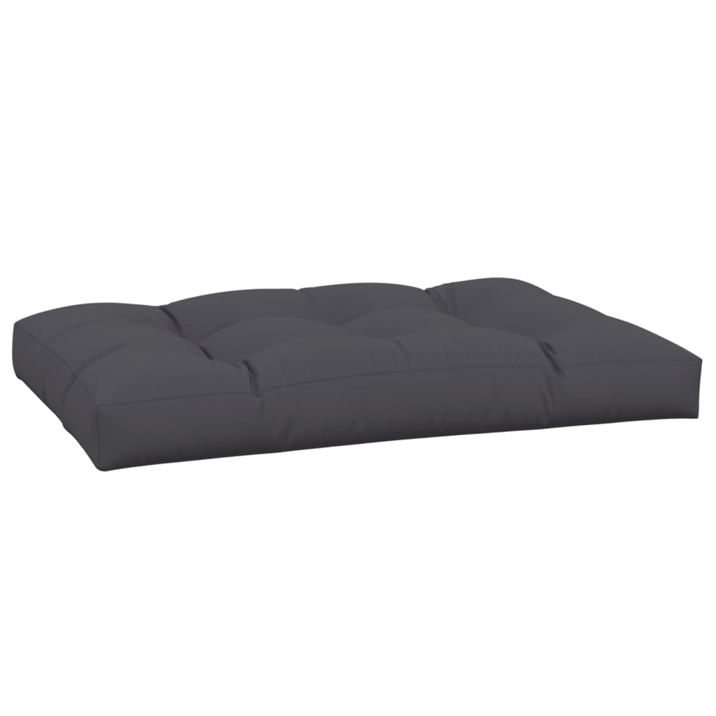 Cuscino per pallet VidaXL 120x80x12 cm tessuto antracite