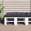 Cuscino per pallet VidaXL 120x80x12 cm tessuto antracite