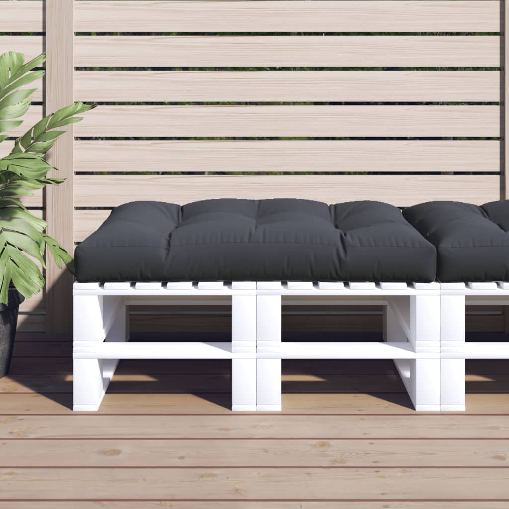Cuscino per pallet VidaXL 120x80x12 cm tessuto antracite