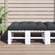 Cuscino per pallet VidaXL 120x80x12 cm tessuto antracite