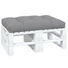 Vidaxl palletkussen 120x80x12 cm stof grijs
