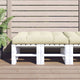 Cojín palé VidaXL 120x80x12 cm tela color crema