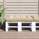 Cuscino per pallet VidaXL 120x80x12 cm tessuto beige