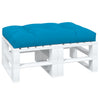 Cuscino per pallet VidaXL 120x80x12 cm tessuto blu