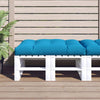 Cuscino per pallet VidaXL 120x80x12 cm tessuto blu