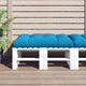Cuscino per pallet VidaXL 120x80x12 cm tessuto blu