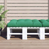 Vidaxl palletkussen 120x80x12 cm stof groen
