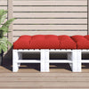 Cuscino per pallet VidaXL 120x80x12 cm tessuto rosso