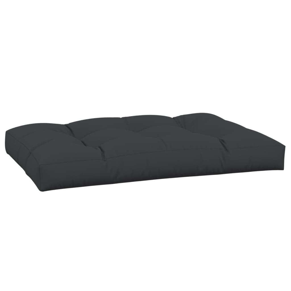 Cuscino per pallet VidaXL 120x80x12 cm tessuto nero