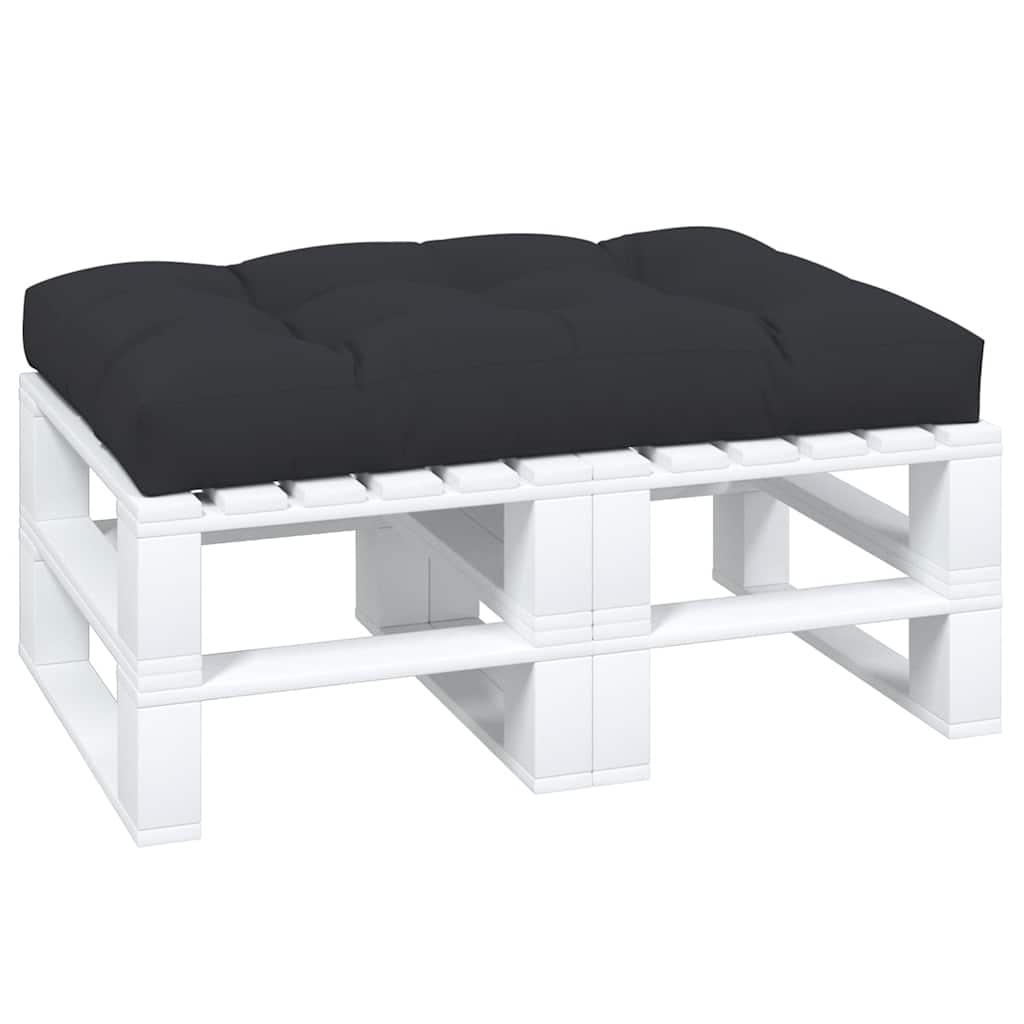 Cuscino per pallet VidaXL 120x80x12 cm tessuto nero