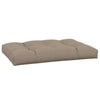 Vidaxl Pallet Cuscino 120x80x12 cm tessuto taupe