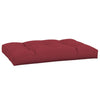 Cuscino per pallet VidaXL 120 x 80 x 12 cm tessuto rosso vino