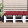 Cuscino per pallet VidaXL 120 x 80 x 12 cm tessuto rosso vino