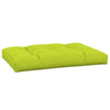 VidaXL cojín palet 120x80x12 cm tela verde brillante