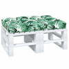 Cuscino per pallet VidaXL 120x80x12 cm tessuto verde