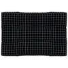 Vidaxl Patrón de verificador de cojines de paleta 120x80x12 CM tela negra