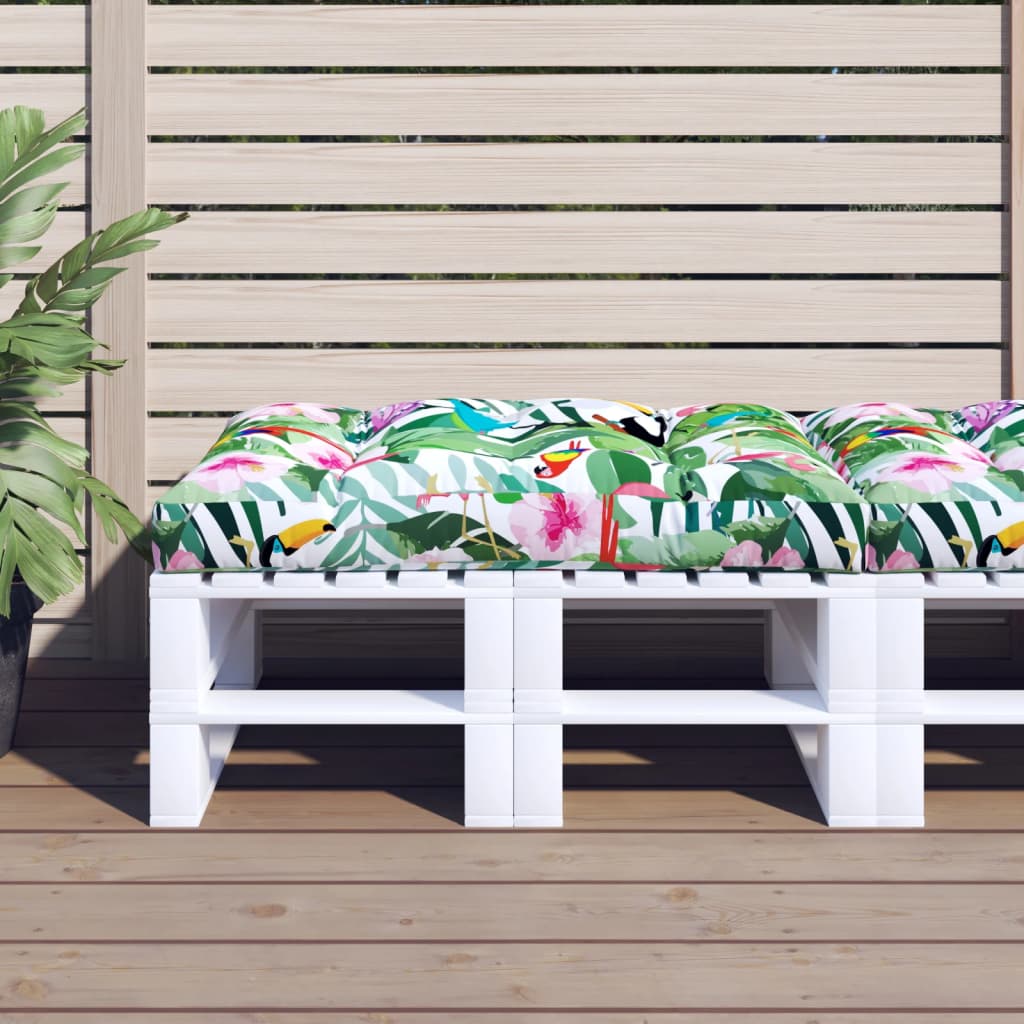 Cuscino per pallet VidaXL 120x80x12 cm in tessuto multicolore