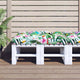 Cuscino per pallet VidaXL 120x80x12 cm in tessuto multicolore
