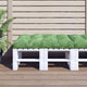 Vidaxl Pallet Cushion Leaf Pattern 120x80x12 cm tessuto