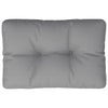 Vidaxl Pallet Cuscino 50x40x12 cm tessuto grigio