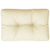 Cuscino Vidaxl pallet 50x40x12 cm tessuto creme