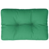 Vidaxl Pallet Cushion 50x40x12 cm de tela verde
