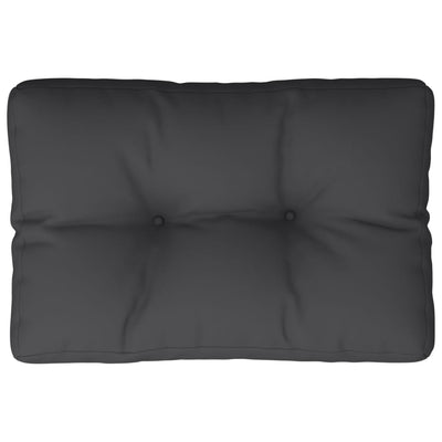 Vidaxl Pallet Cushion 50x40x12 CM tela negra